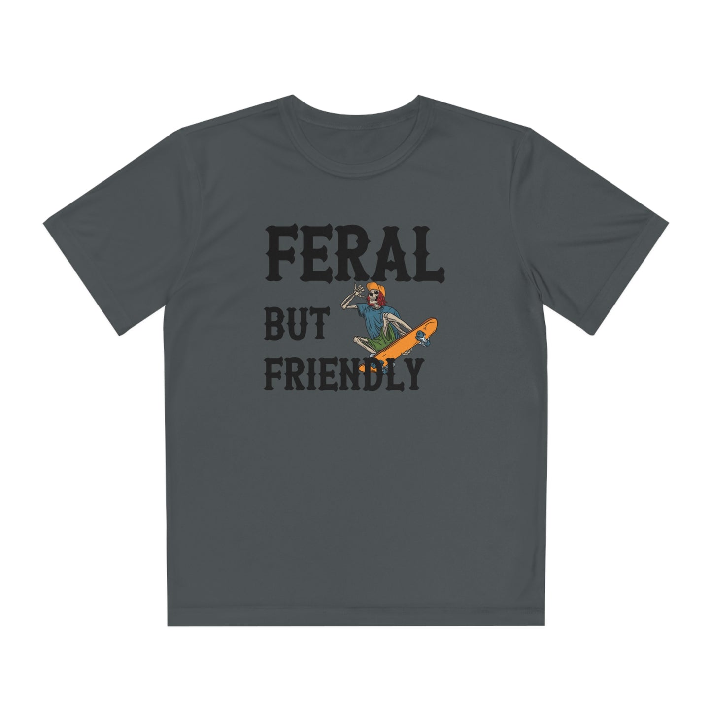 Feral But Friendly Youth Tee