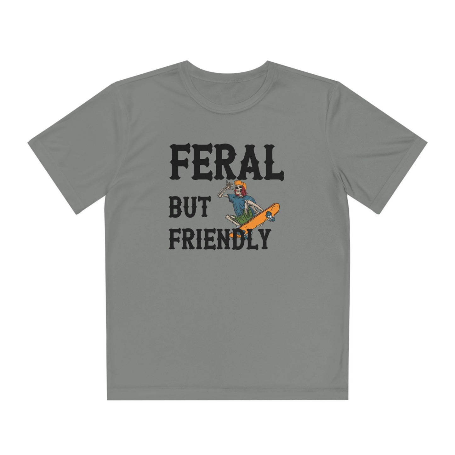 Feral But Friendly Youth Tee