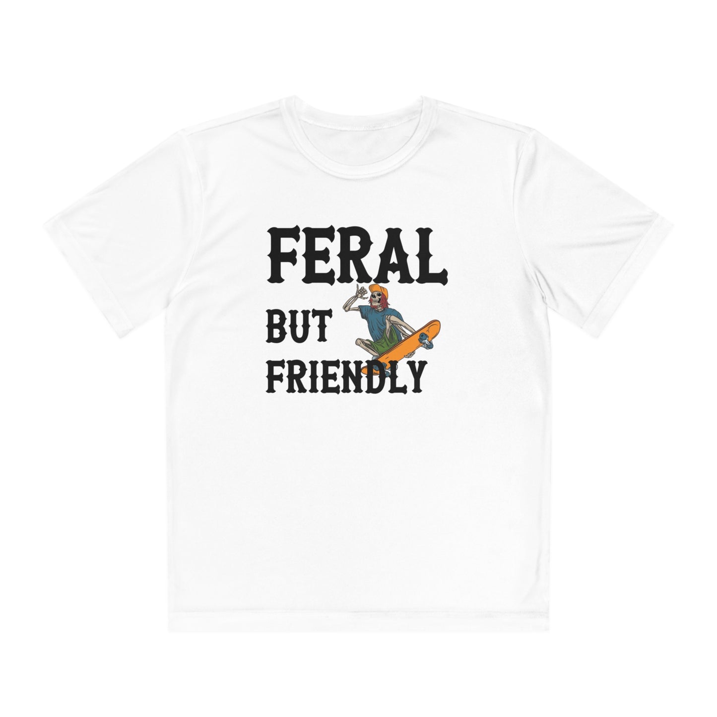 Feral But Friendly Youth Tee