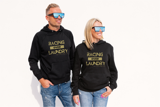 Racing over Laundry Unisex Sponge Fleece Pullover Hoodie