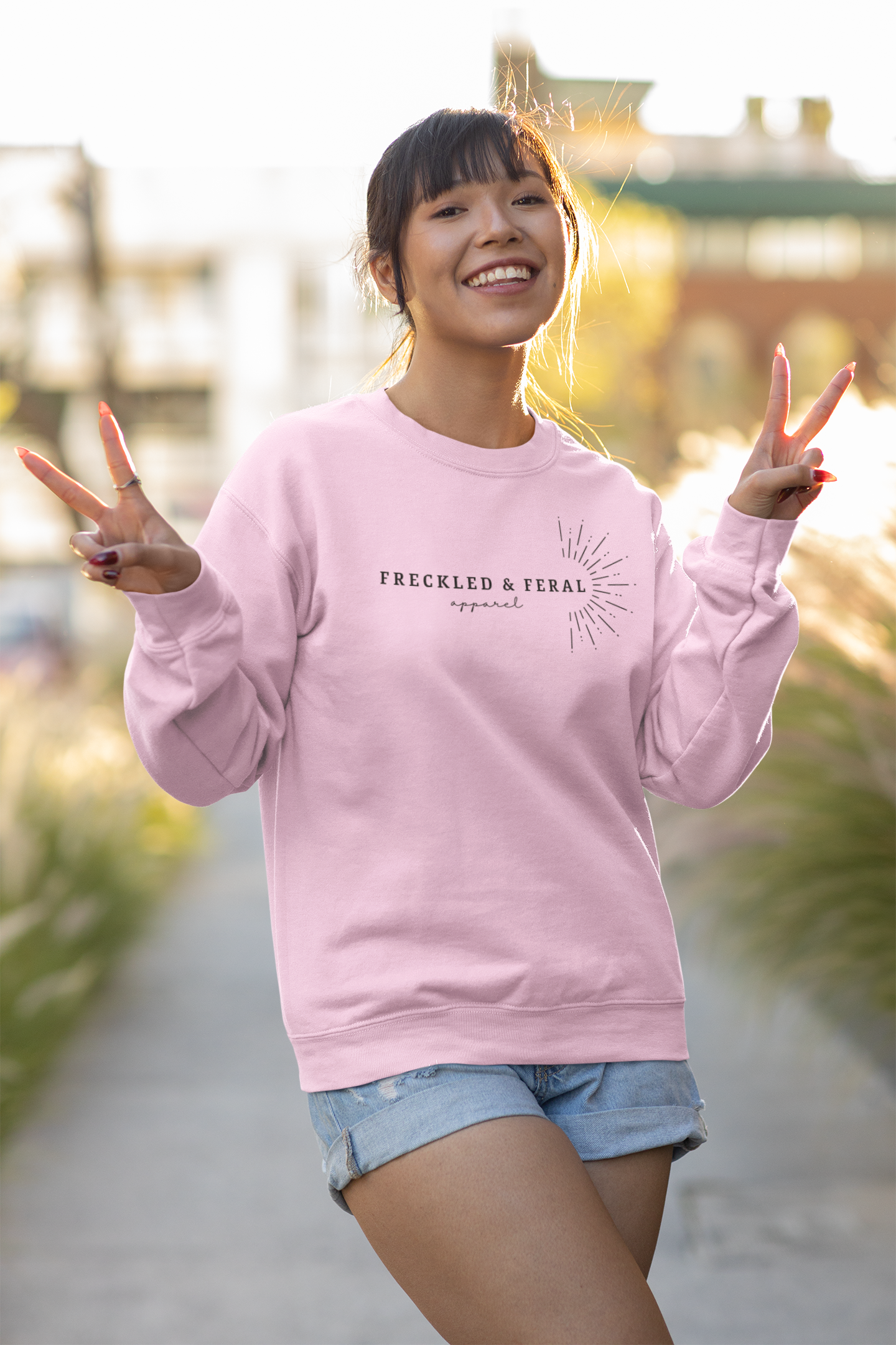 Freckled and Feral Unisex NuBlend® Crewneck Sweatshirt